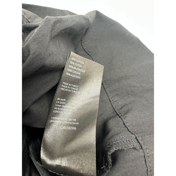 Anthropologie Cotton The Somerset Mini Dress in Black size Small Petite Preppy - Picture 6 of 9